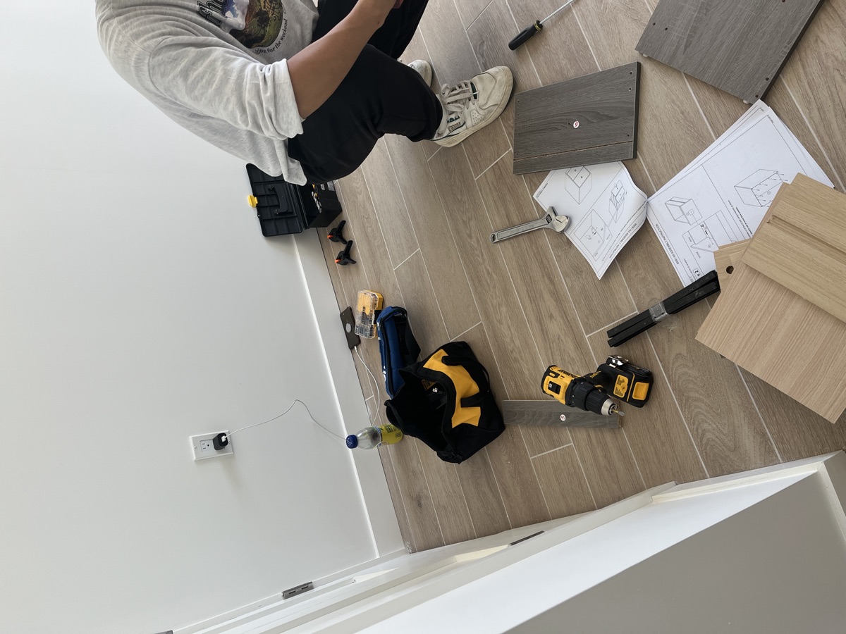 Furniture assembly NYC - completed job