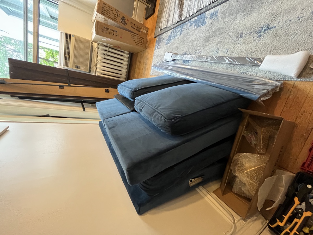 Furniture assembly NYC - completed job