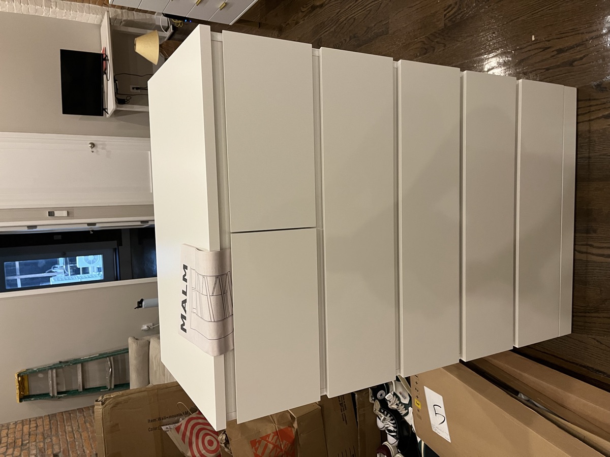 Furniture assembly NYC - completed job